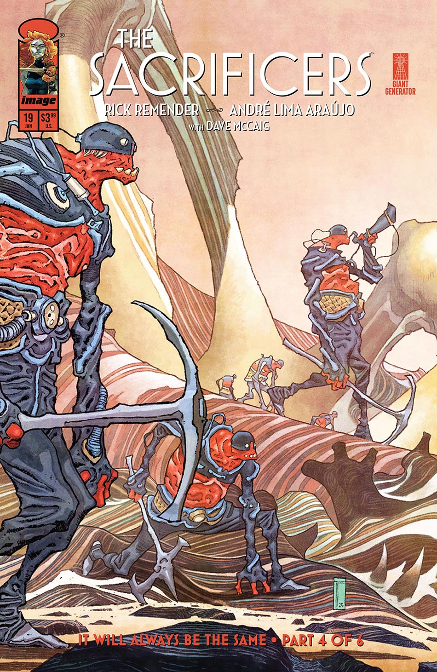 Sacrificers #19 Cover B Incentive Toni Fejzula Variant Cover