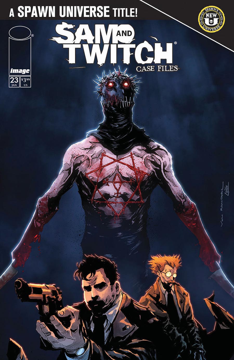 Sam And Twitch Case Files #23 Cover A Regular Von Randal Cover (Spawn Universe)