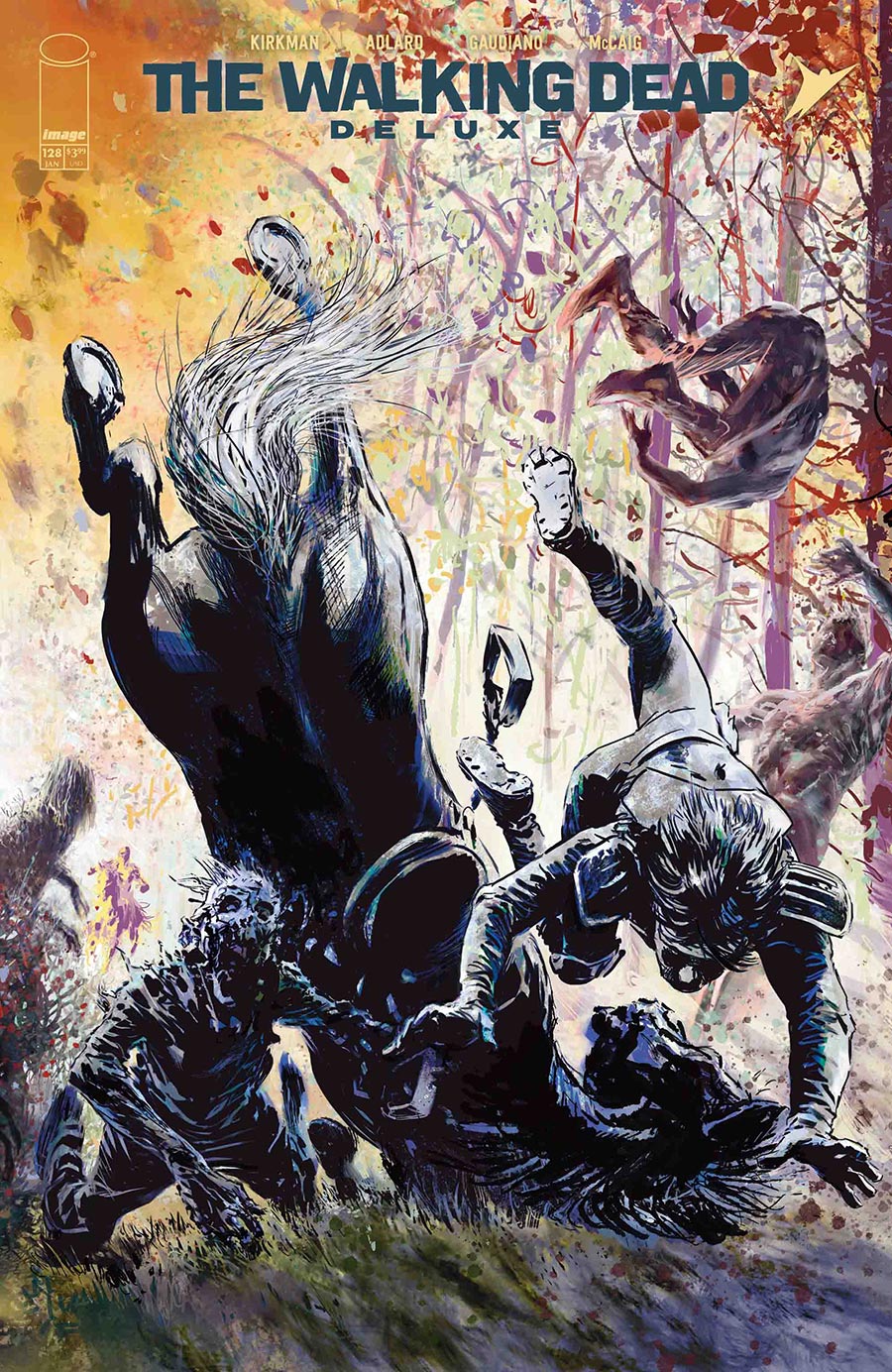 Walking Dead Deluxe #128 Cover C Variant Stefano Gaudiano Cover