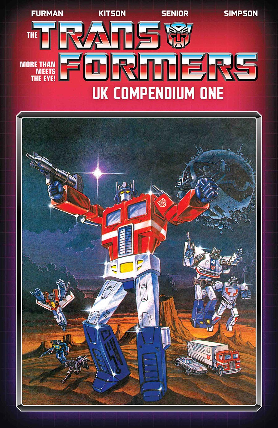 Transformers UK Compendium Book 1 TP Direct Market Geoff Senior Variant Cover