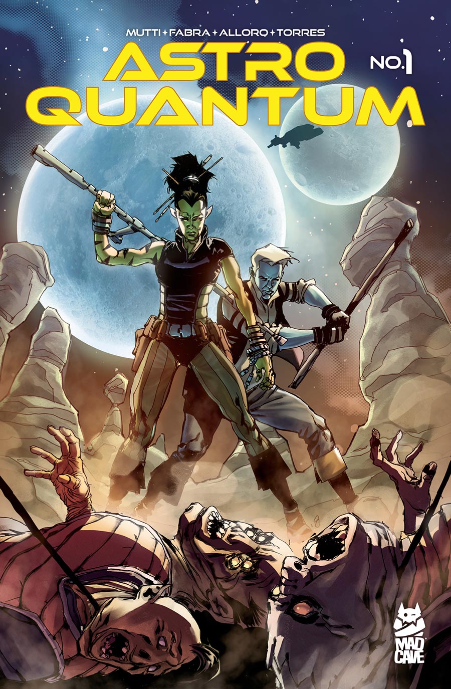 Astro Quantum #1 Cover B Variant Riccardo Burchielli Cover