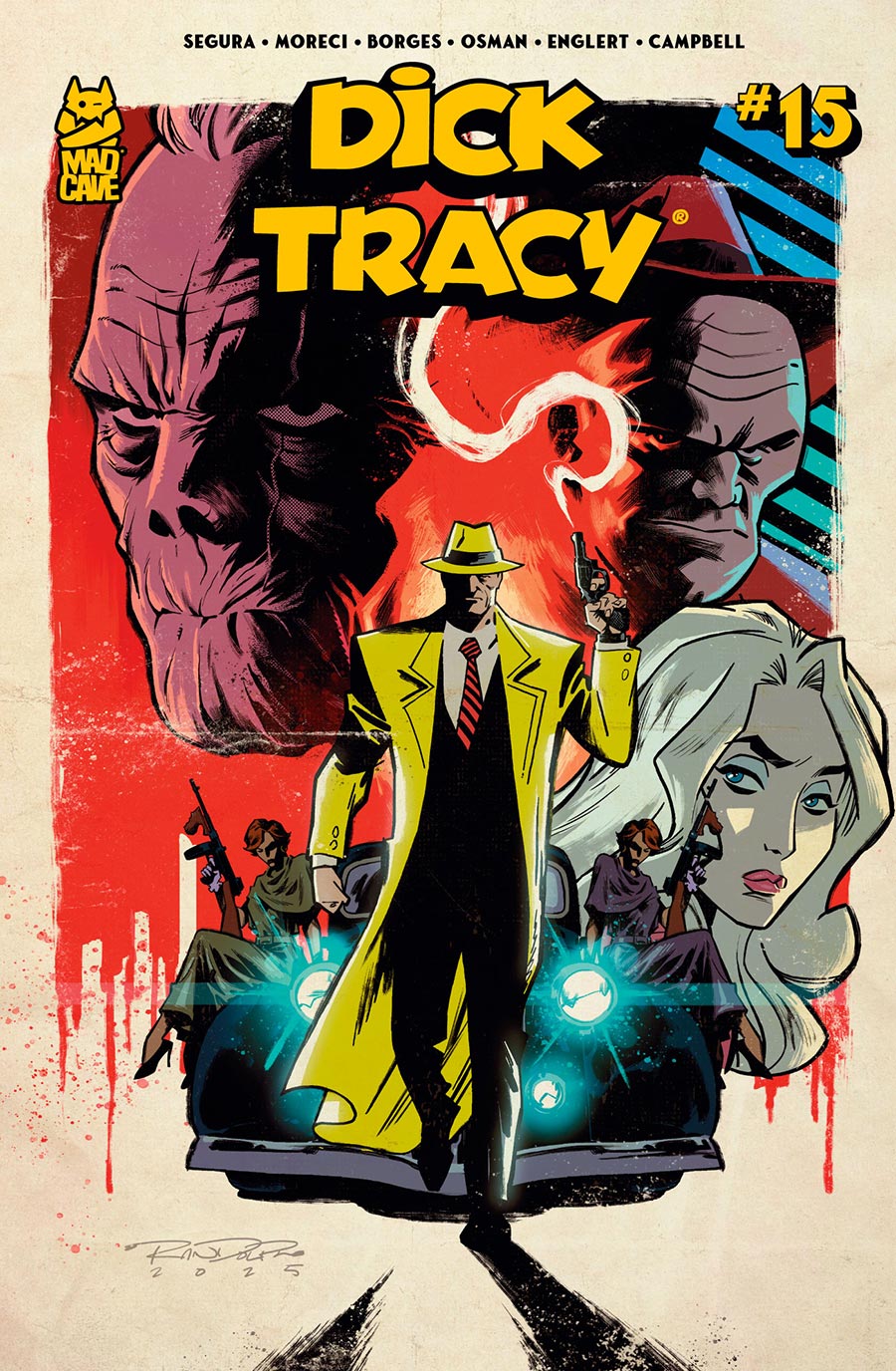 Dick Tracy (Mad Cave Studios) #15 Cover B Variant Khary Randolph Cover