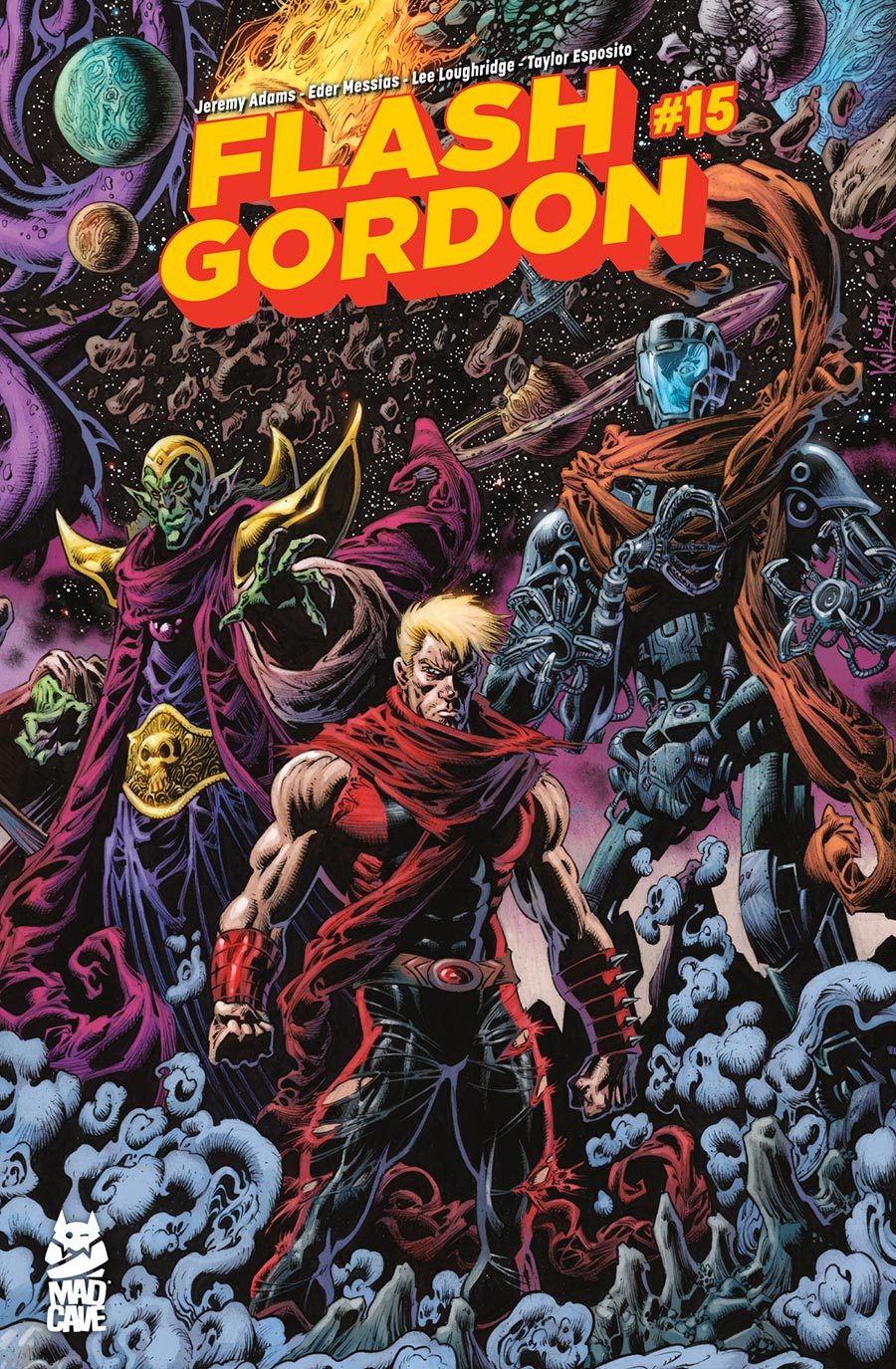 Flash Gordon Vol 8 #15 Cover B Variant Kyle Hotz & Dan Brown Cover - RESOLICITED