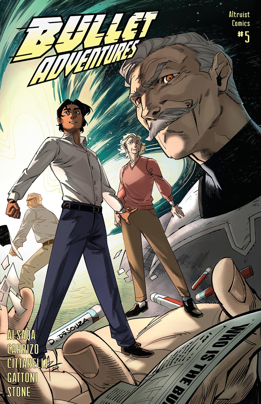 Bullet Adventures #5 Cover B Variant Andre Risso & Francesca Cittarelli Cover