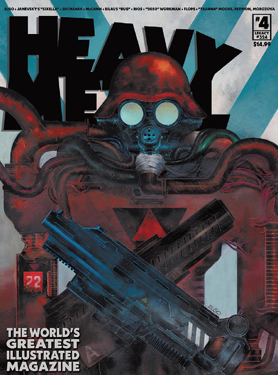 Heavy Metal Magazine #4 Cover B Variant Elgo Cover