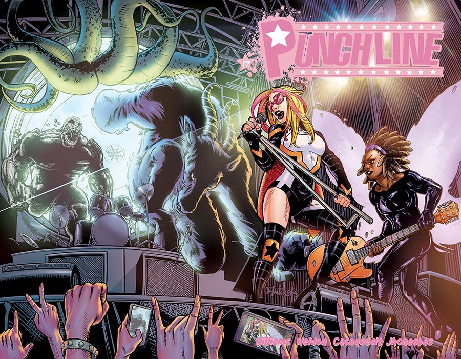 Punchline #17 Cover B Variant Jhonesbas Wraparound Cover