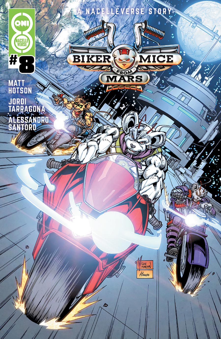 Biker Mice From Mars Vol 3 #8 Cover C Incentive V Ken Marion Variant Cover