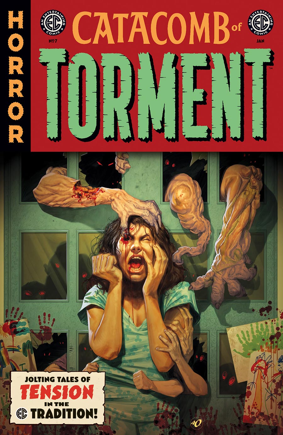 Catacomb Of Torment #7 Cover A Regular Ariel Olivetti Cover (EC Comics)