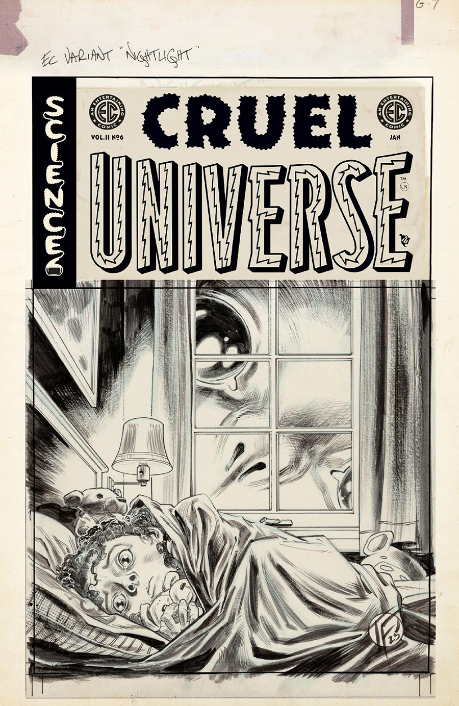 Cruel Universe Vol 2 #6 Cover D Incentive Tom Fowler Black & White Artist Edition Cover (EC Comics)