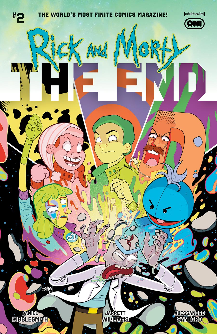 Rick And Morty The End #2 Cover A Regular Dave Bardin Cover