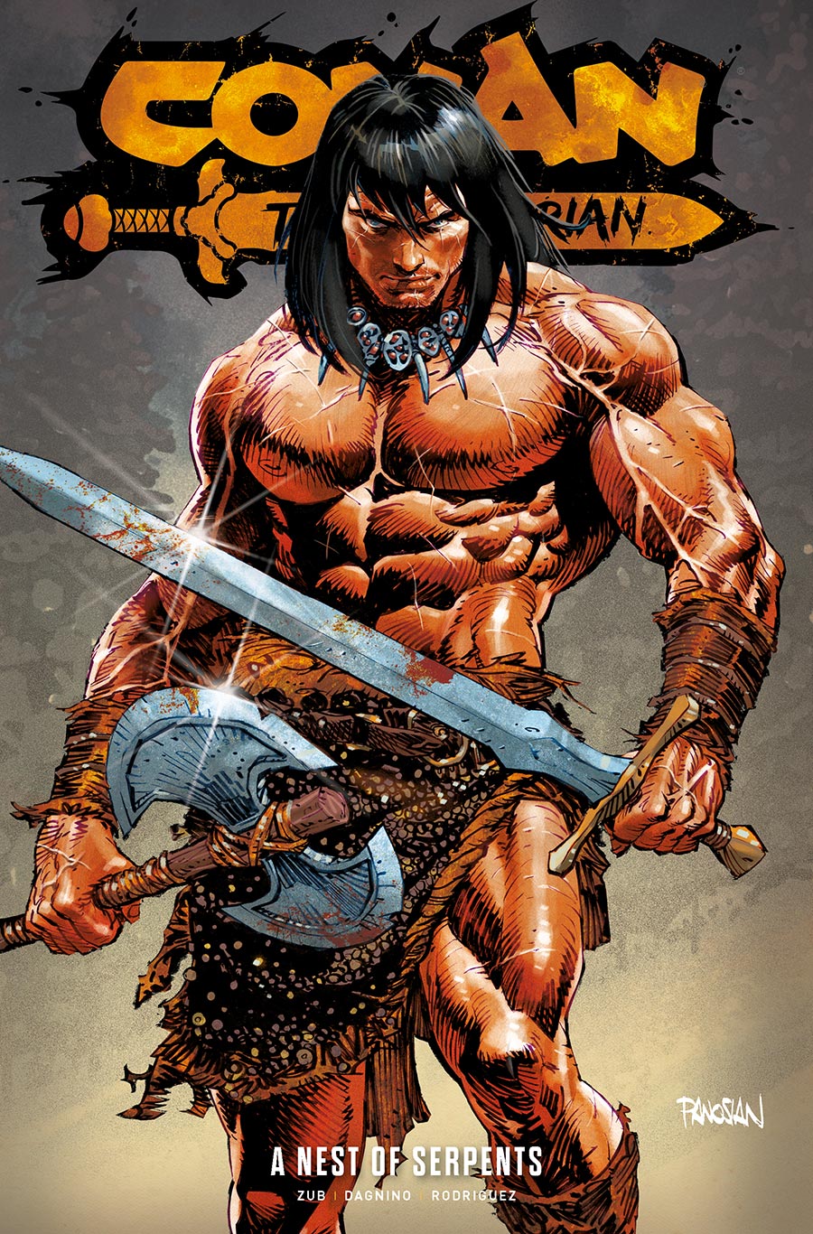 Conan The Barbarian (2023) Vol 6 A Nest Of Serpents TP Book Market Dan Panosian Cover
