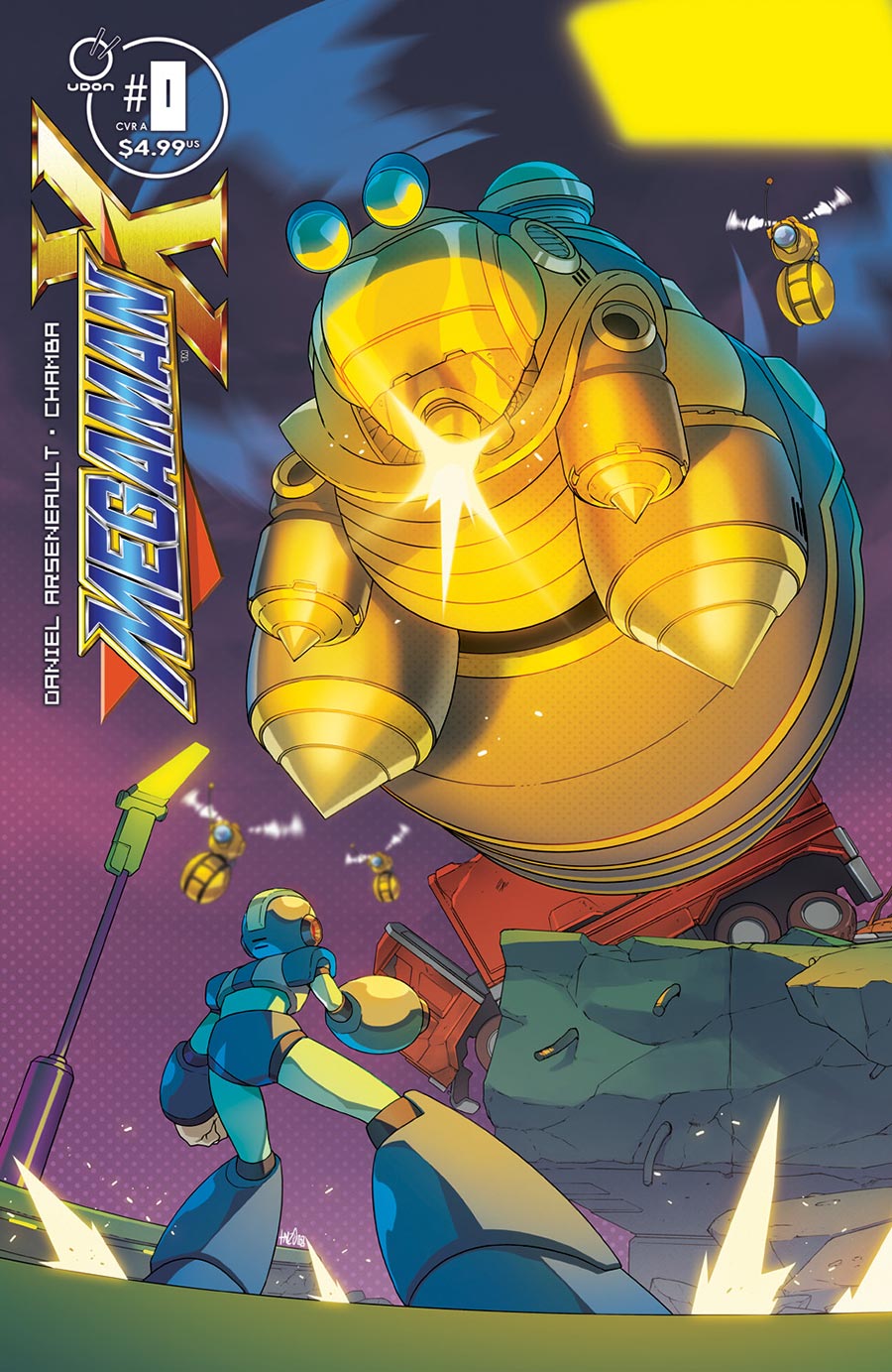 Mega Man X #0 Cover C Variant Hanzo Steinbach Cover