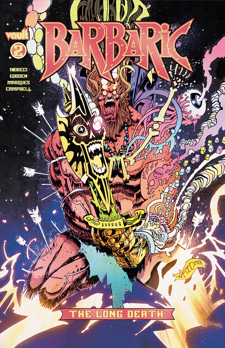 Barbaric The Long Death #2 Cover B Variant Jim Mahfood Cover