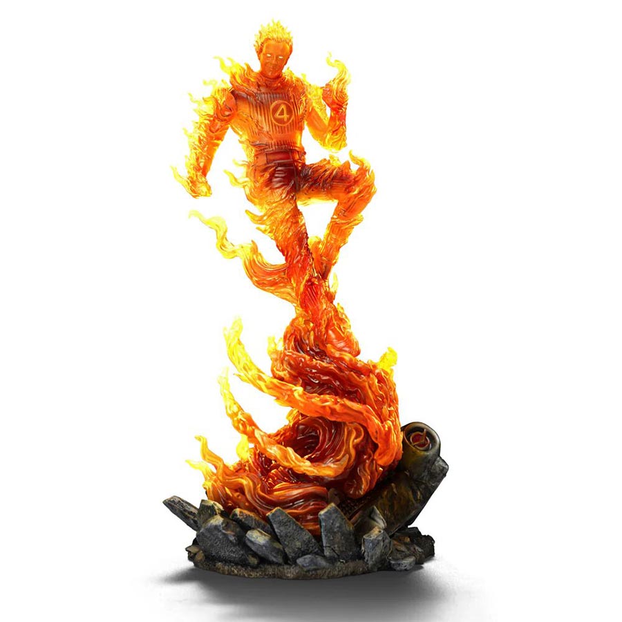 Fantastic Four First Steps The Human Torch 1/10 Scale Art Statue