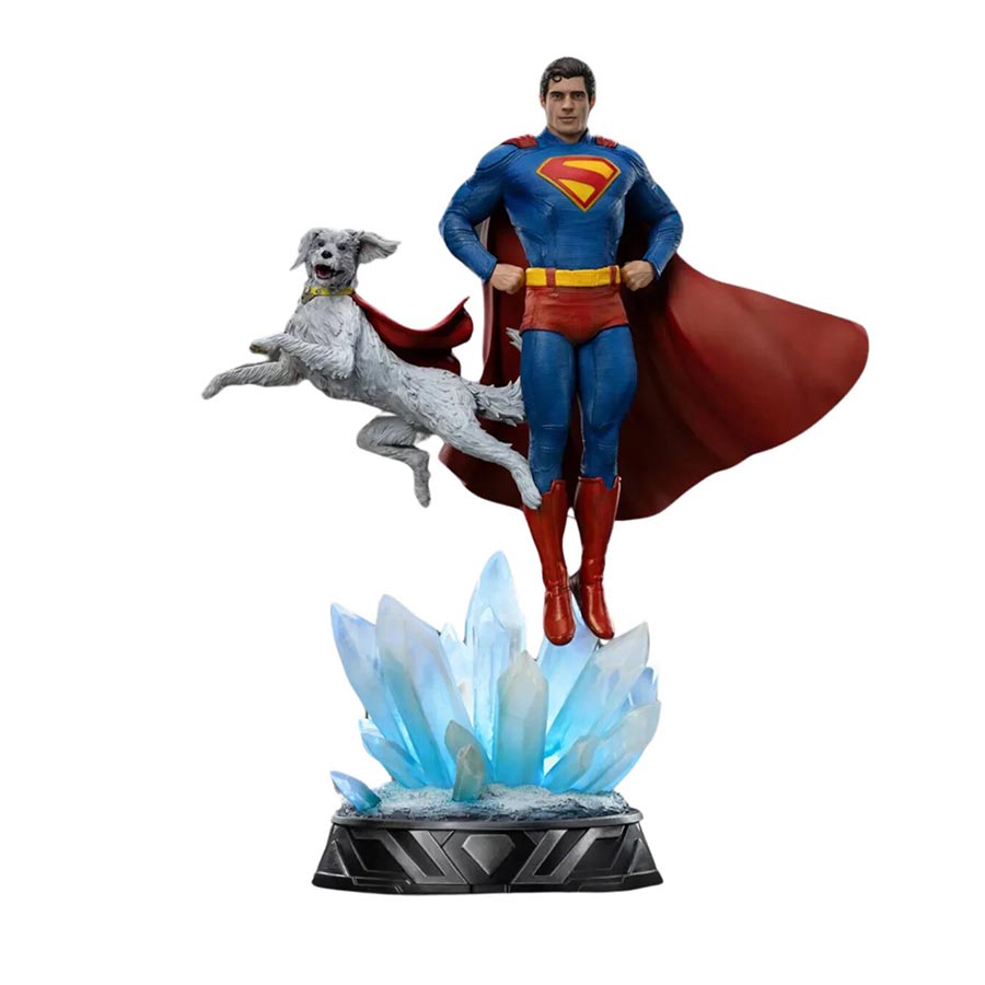 Superman (2025) Superman & Krypto 1/10 Scale Art Statue