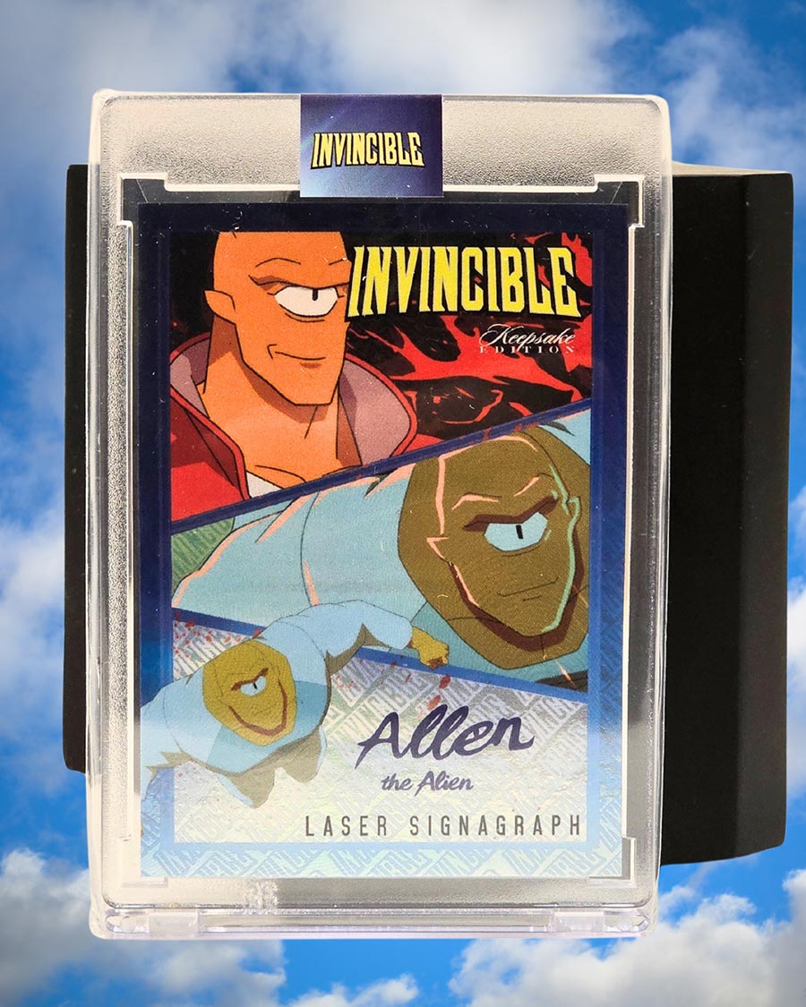 Keepsake Invincible Allen The Alien Laser Signagraph Card Midtown Comics Exclusive (Saturday Card)