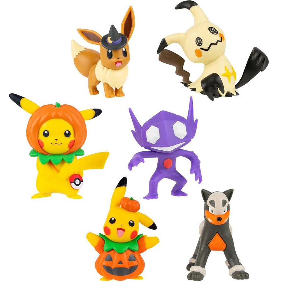 Pokemon Halloween Battle Mini Figure 2-Pack (Filled Randomly)