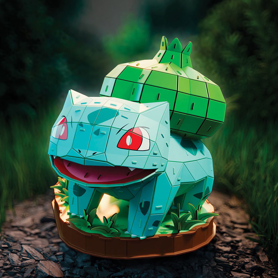 Pokemon 4D Build 3D Puzzle Model Kit - Bulbasaur