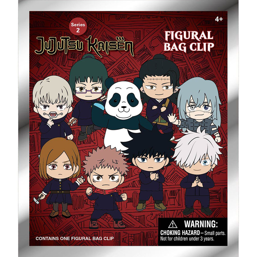 Jujutsu Kaisen 3D Foam Bag Clip Series 2 Blind Mystery Box