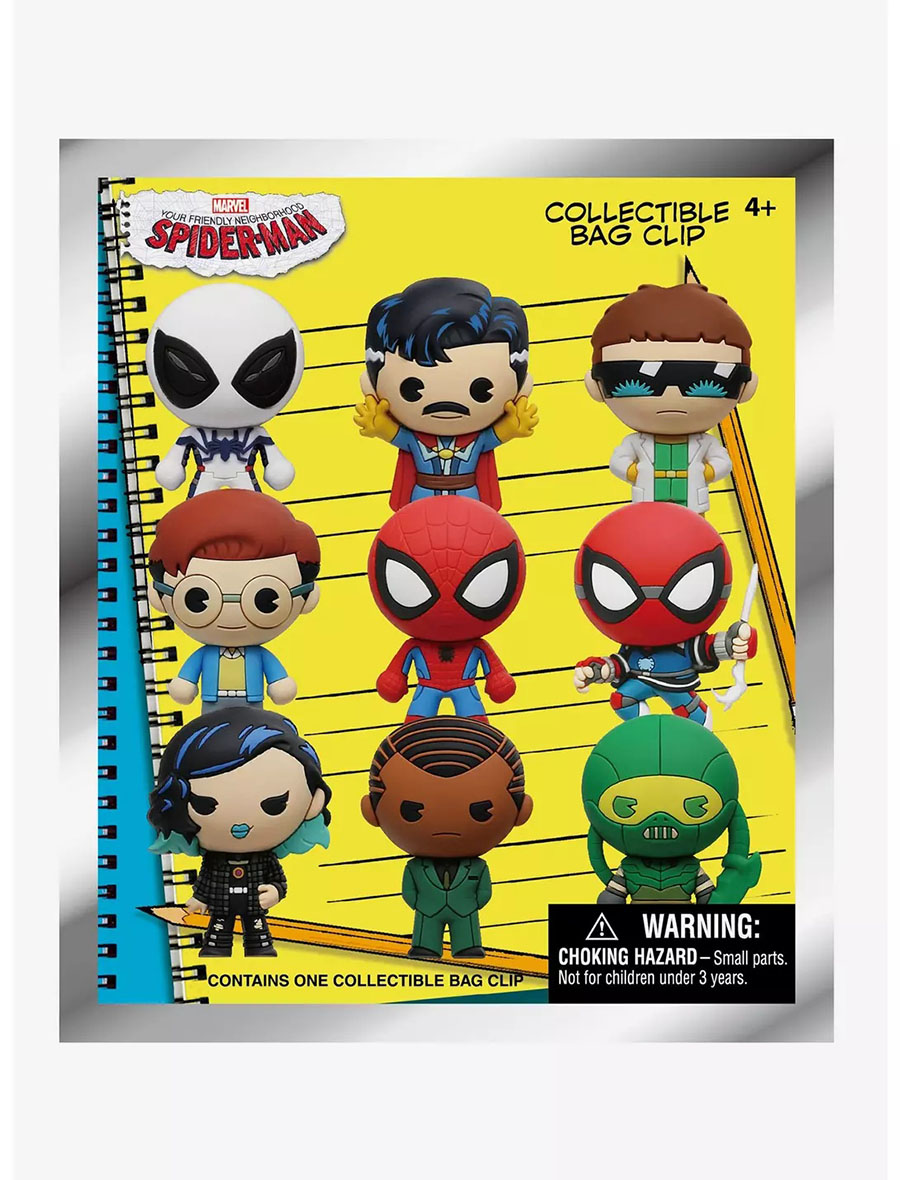 Your Friendly Neighborhood Spider-Man 3D Foam Bag Clip Blind Mystery Box