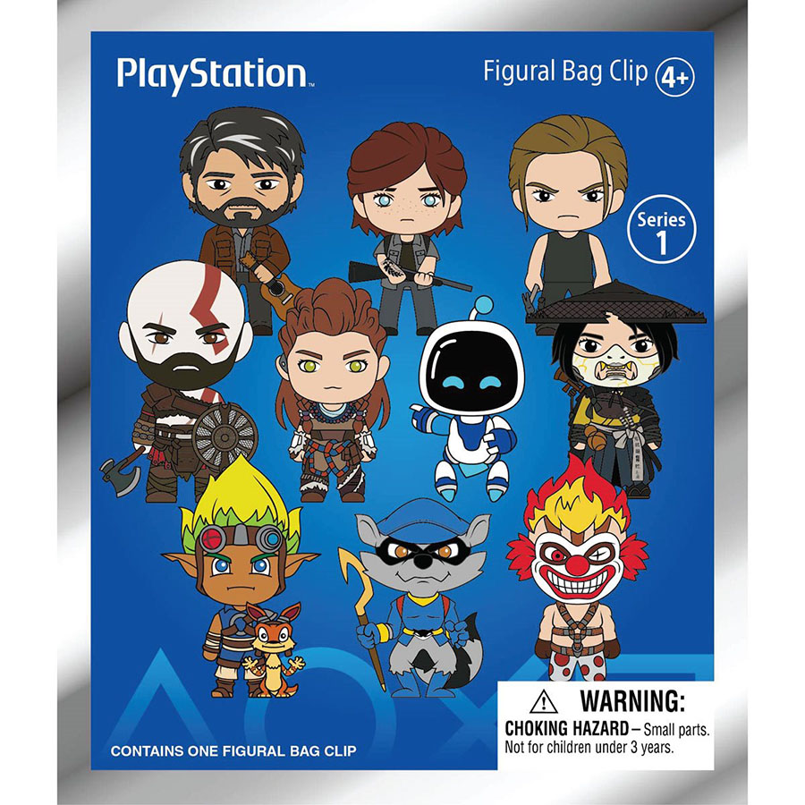 Playstation 3D Foam Bag Clip Series 1 Blind Mystery Box