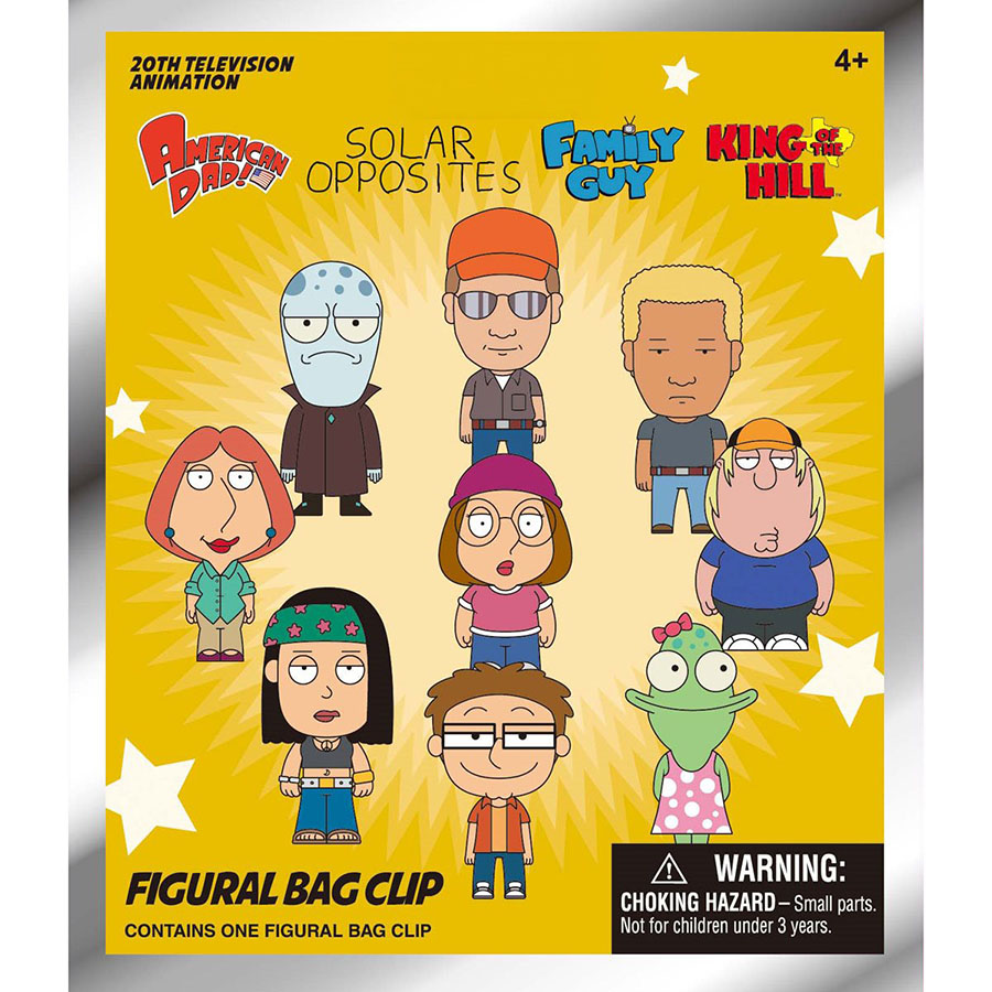 FX TV Animation 3D Foam Bag Clip Series 2 Blind Mystery Box
