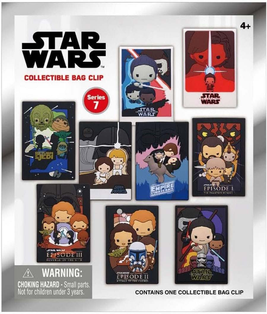 Star Wars Posters 3D Foam Bag Clip Blind Mystery Box