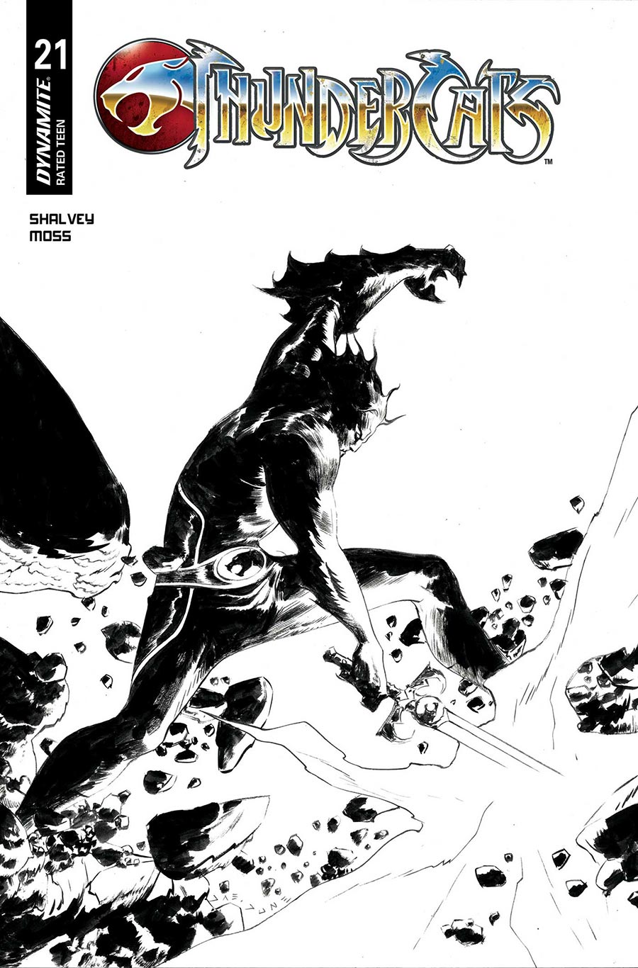 Thundercats Vol 3 #21 Cover M Variant Jae Lee Line Art Cover