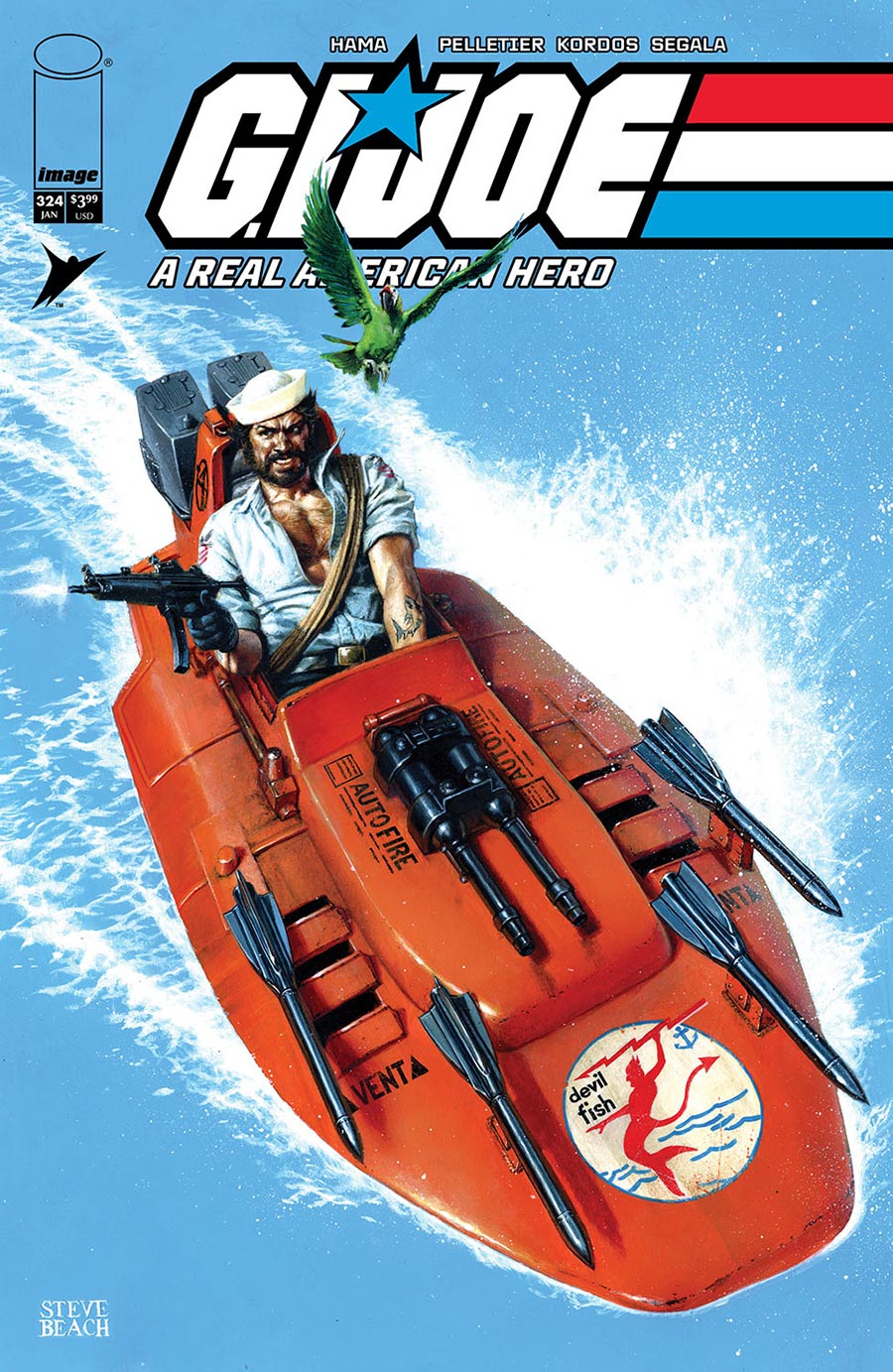 GI Joe A Real American Hero #324 Cover C Incentive Steve Beach Variant Cover