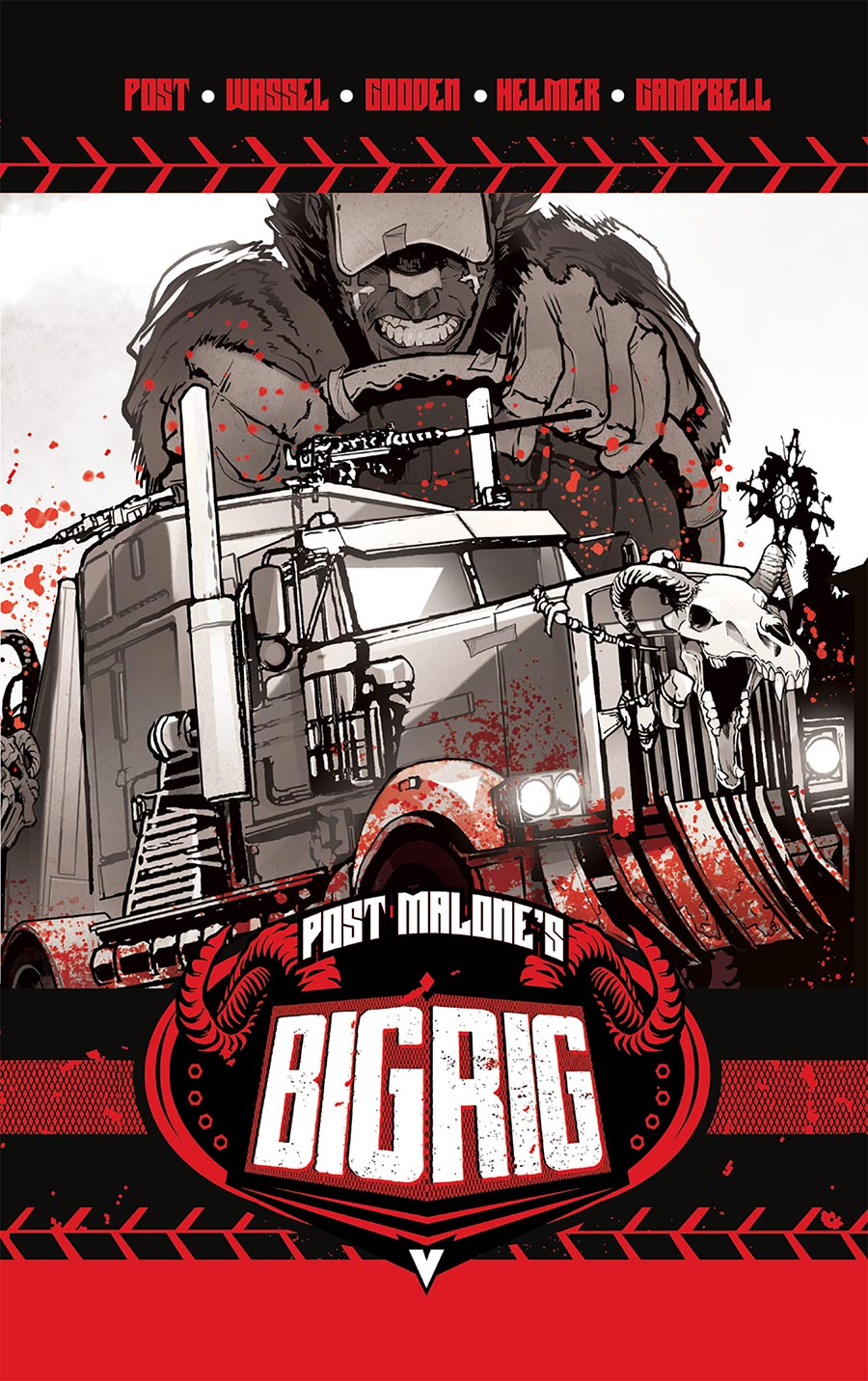 Post Malones Big Rig Book 1 Limited Edition Oversized HC Regular Nathan Gooden Cover