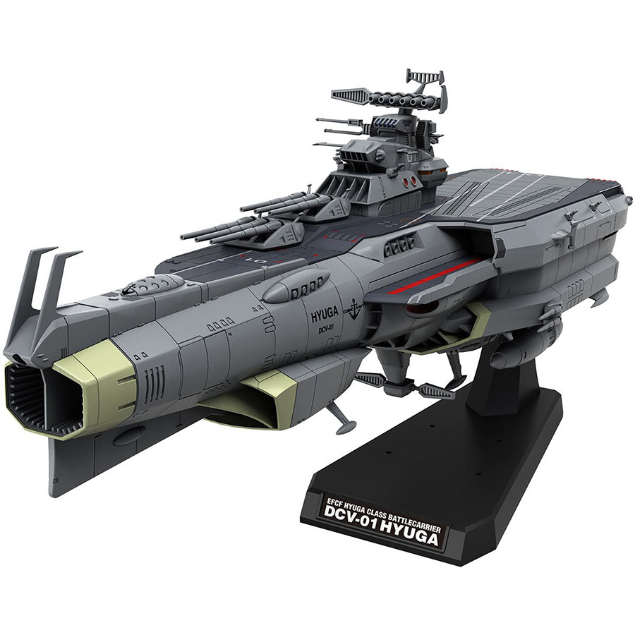 Star Blazers 3199 1/1000 Kit - EFCF Hyuga Class Battlecarrier DCV-01 Hyuga