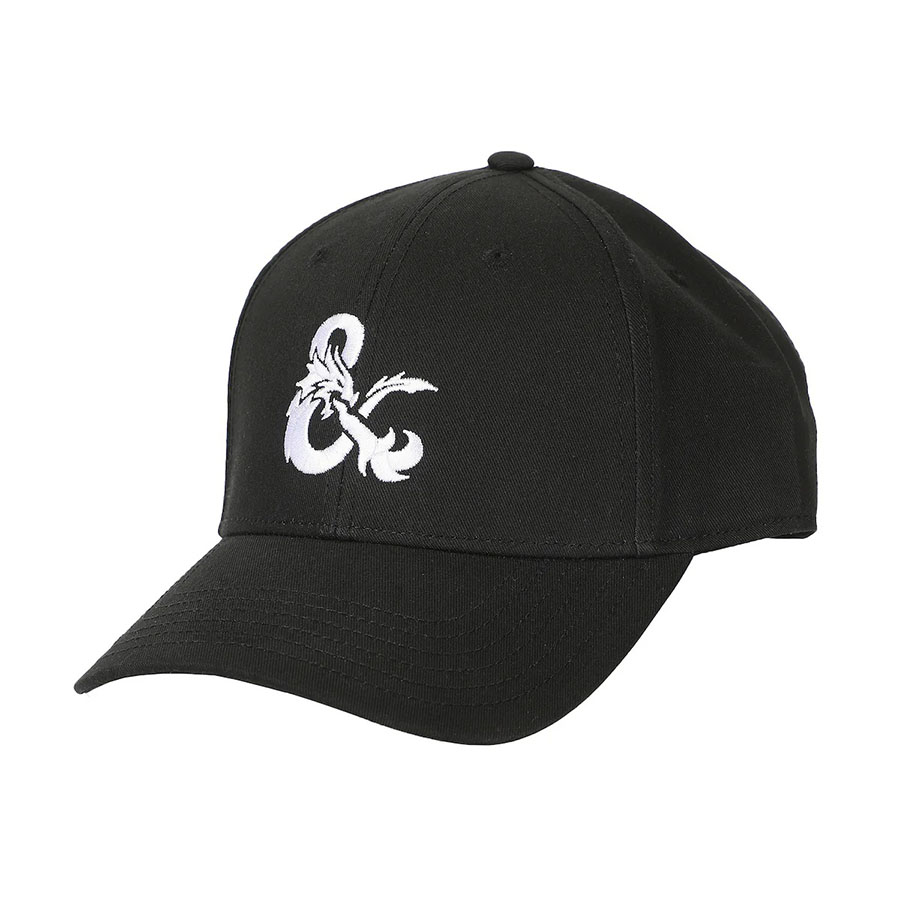 Dungeons & Dragons Embroidered Logo Black Traditional Adjustable Hat