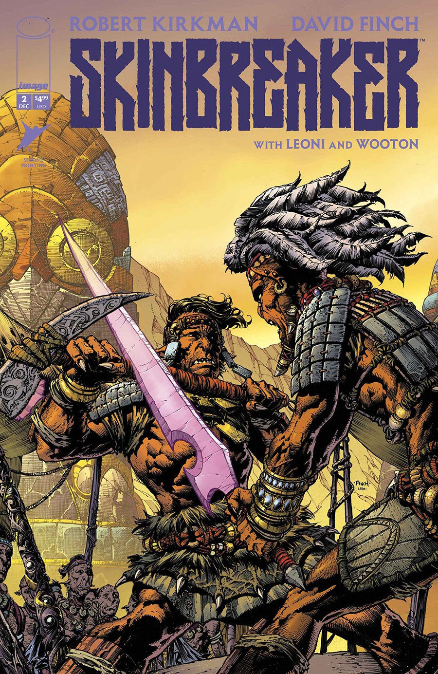 Skinbreaker #2 Cover F 2nd Ptg A David Finch Variant Cover