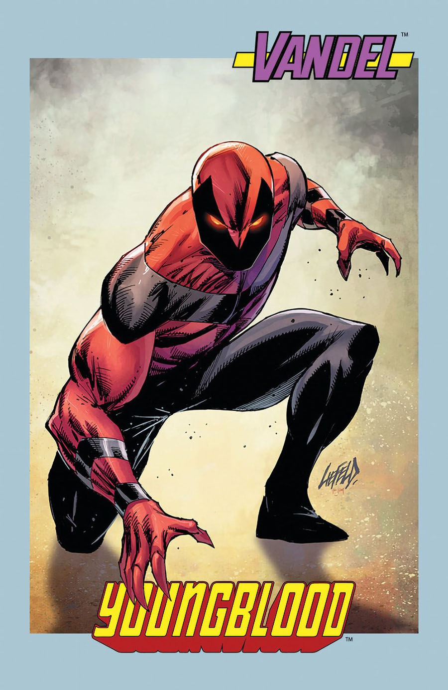 Youngblood Vol 6 #1 Cover R 2nd Ptg D Rob Liefeld Trading Card Variant Cover