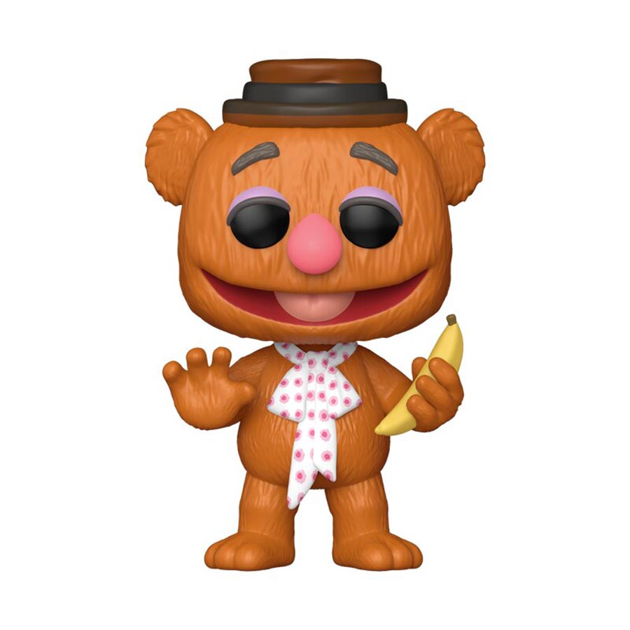 POP Television Muppets Fozzie Bear With Banana Vinyl Figure