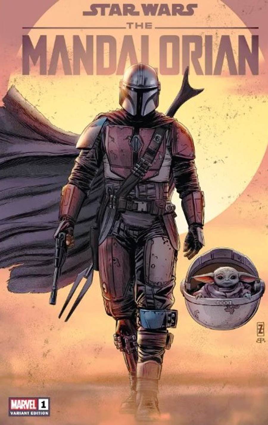 Star Wars The Mandalorian #1 Cover O Altered Reality Entertainment Variant 