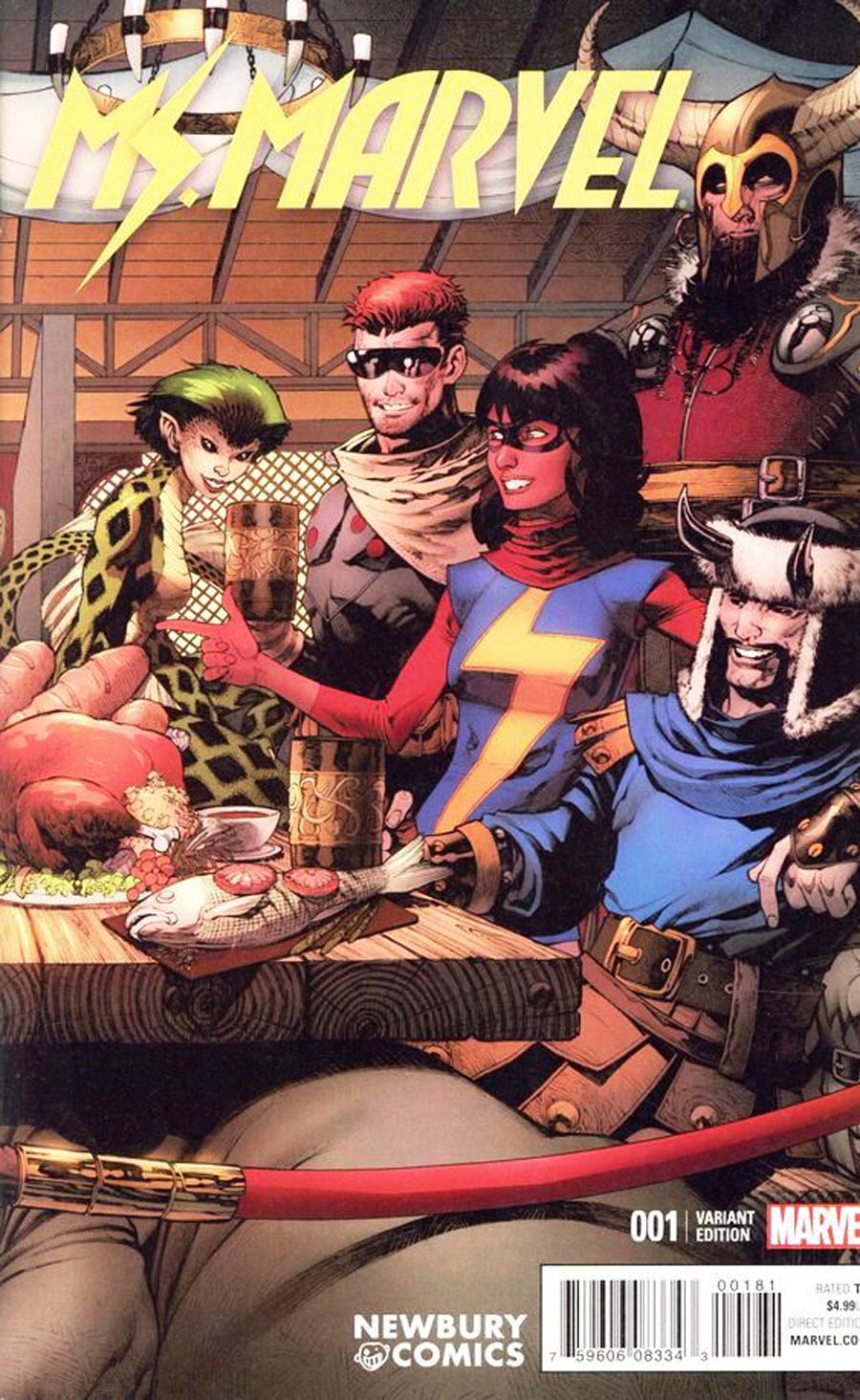 Ms Marvel Vol 4 #1 Cover F Newbury Comics Exclusive