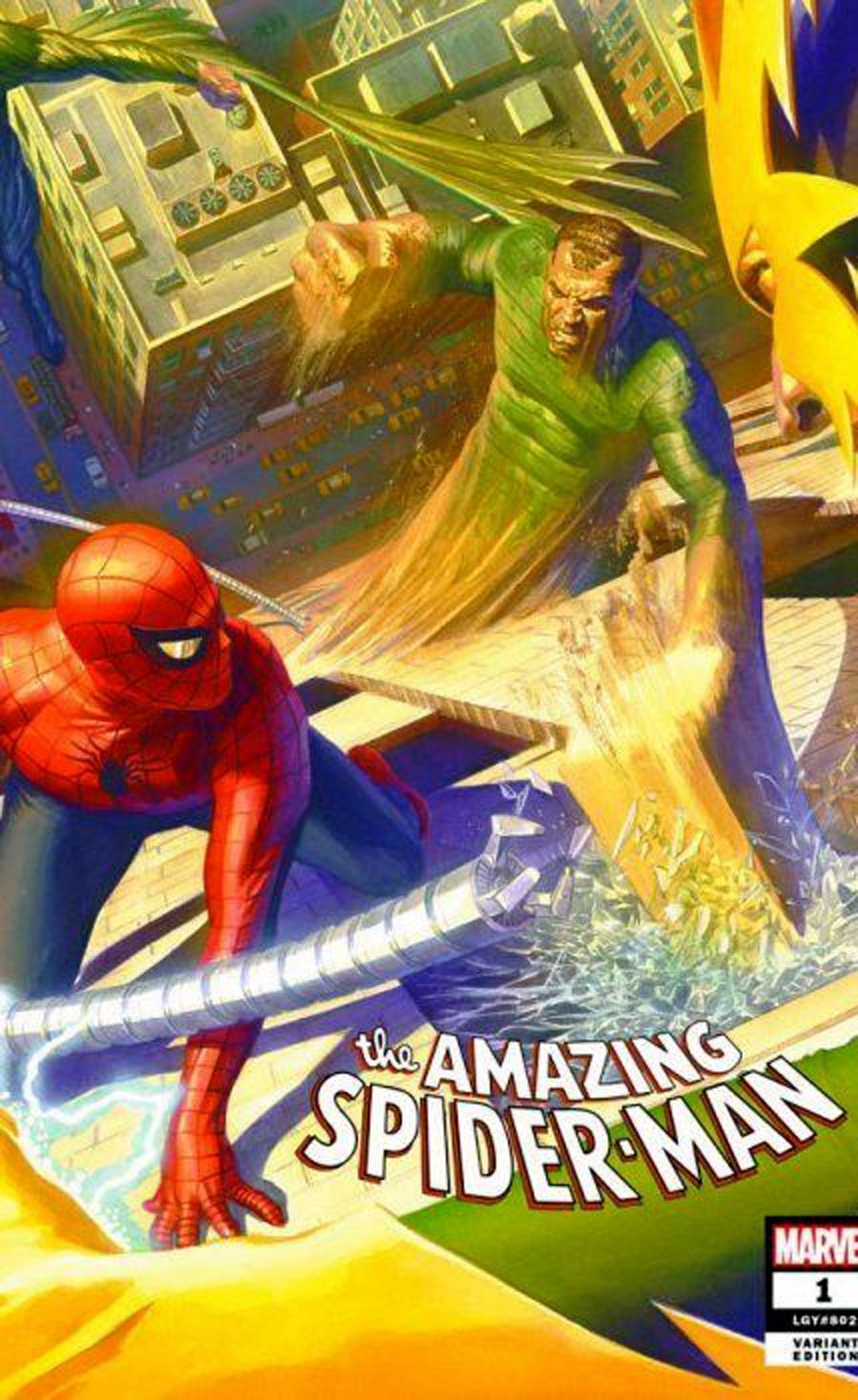 Amazing Spider-Man Vol 5 #1 Cover Z-V Alex Ross Wraparound Variant Cover