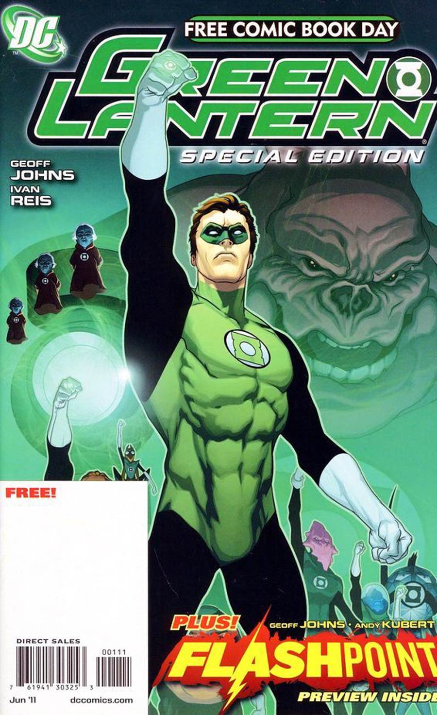 Green Lantern Flashpoint Preview (FCBD 2011)