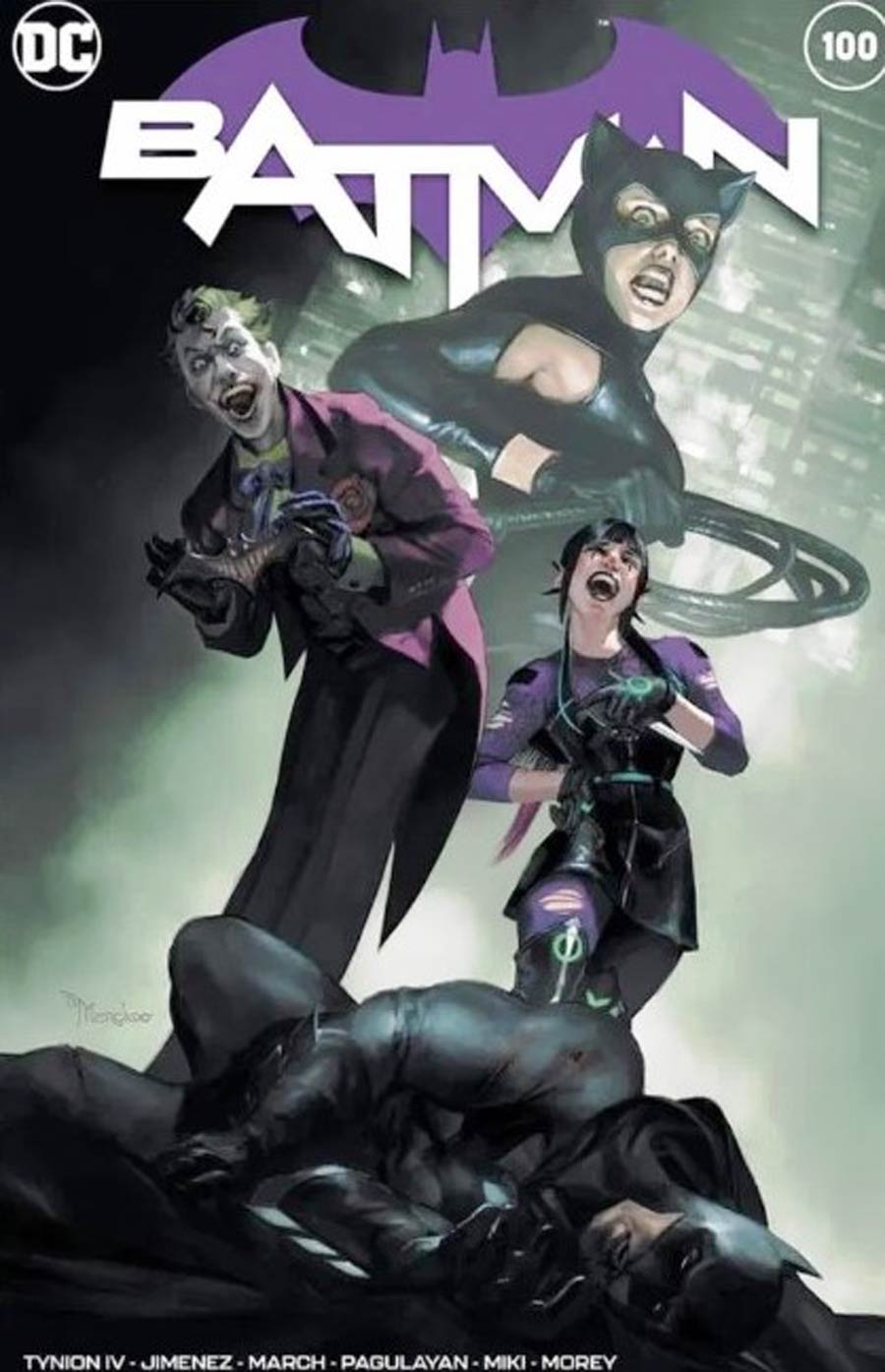 Batman Vol 3 #100 Cover Cover L Unknown Comics Exclusive Miguel Mercado Variant Cover