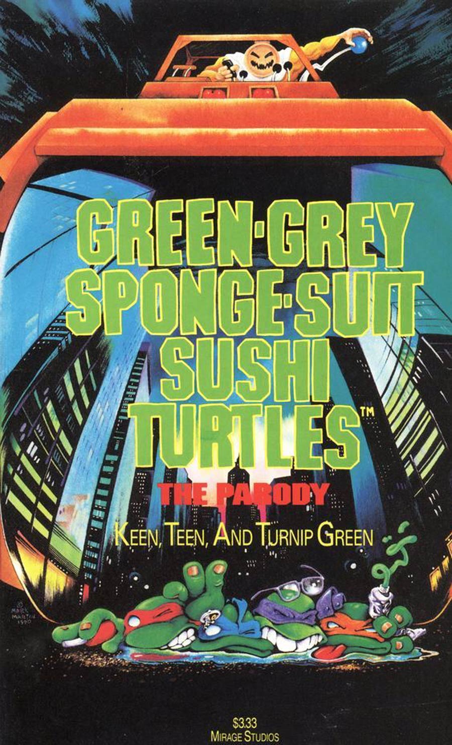 Green Grey Sponge Suit Sushi Turtles #1 (One-Shot)