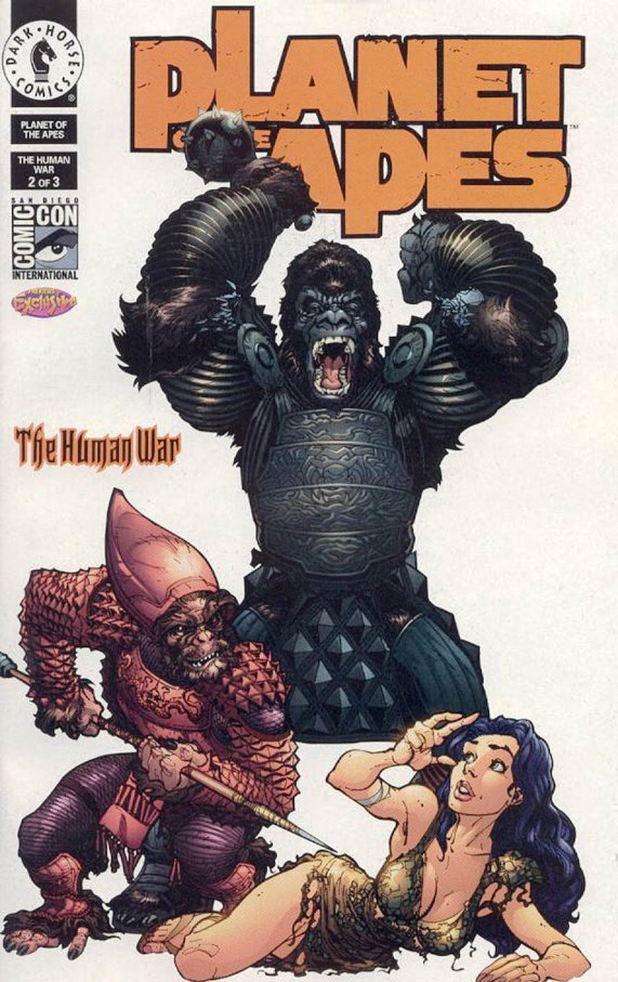 Planet Of The Apes Human War #2 Cover C SDCC Exclusive 