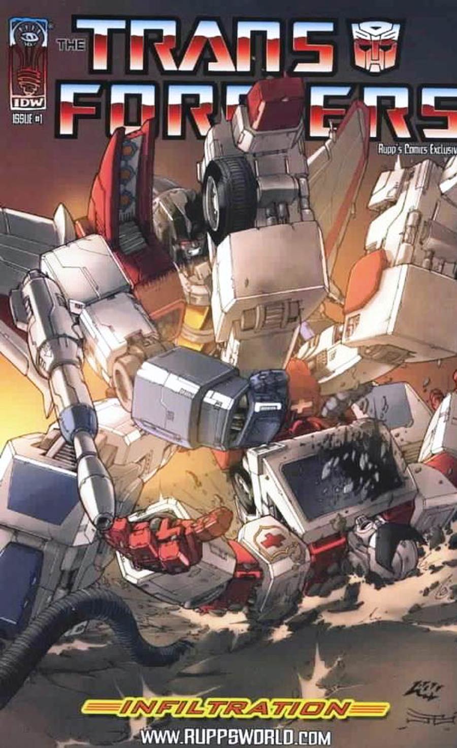 Transformers Infiltration #1 Rupps World Comics Exclusive Cover