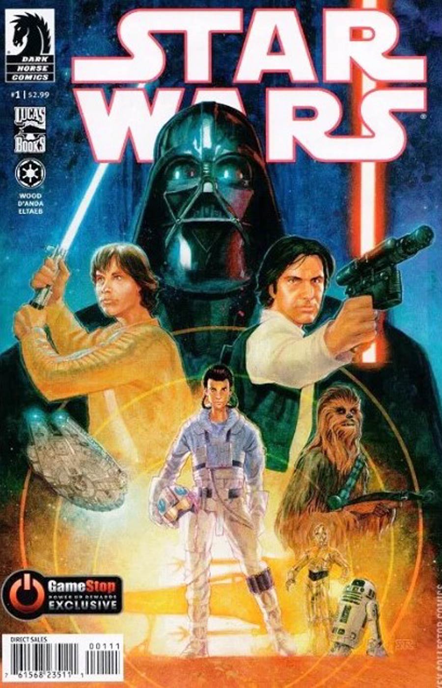 Star Wars (Dark Horse) Vol 2 #1 Cover H GameStop Exclusive Variant 
