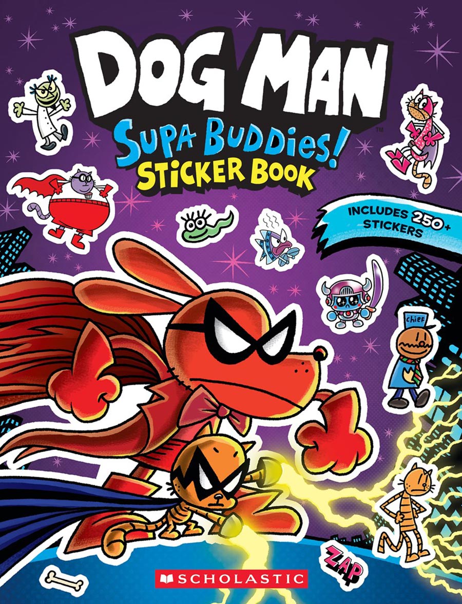 Dog Man Official Supa Buddies Sticker Book TP