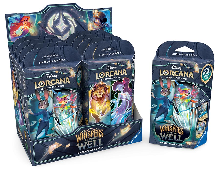 Disney Lorcana Whispers In The Well Starter Deck Display (8-Count)
