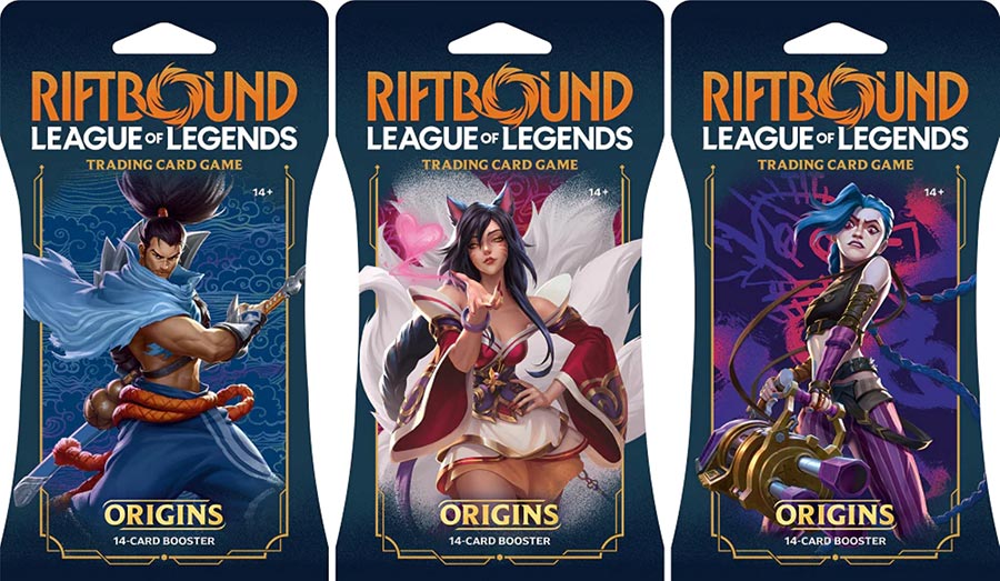 Riftbound League Of Legends Origins Booster Pack