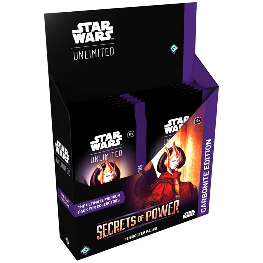 Star Wars Unlimited Secrets Of Power Carbonite Booster Display (12-Count)