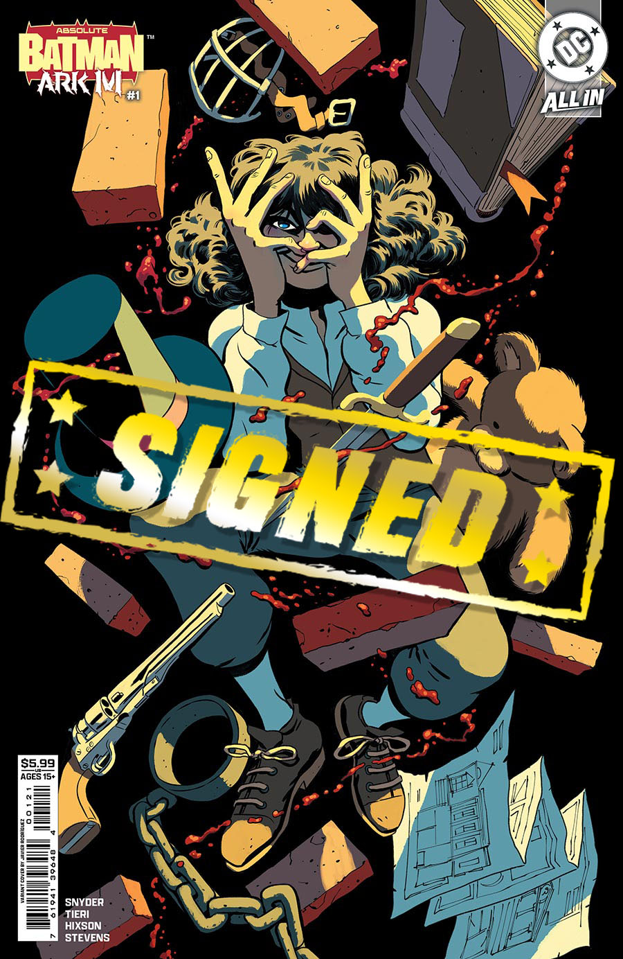 Absolute Batman Ark-M Special #1 (One Shot) Cover F Variant Javier Rodriguez Card Stock Cover Signed By Joshua Hixson (DC All In)(Limit 1 Per Customer