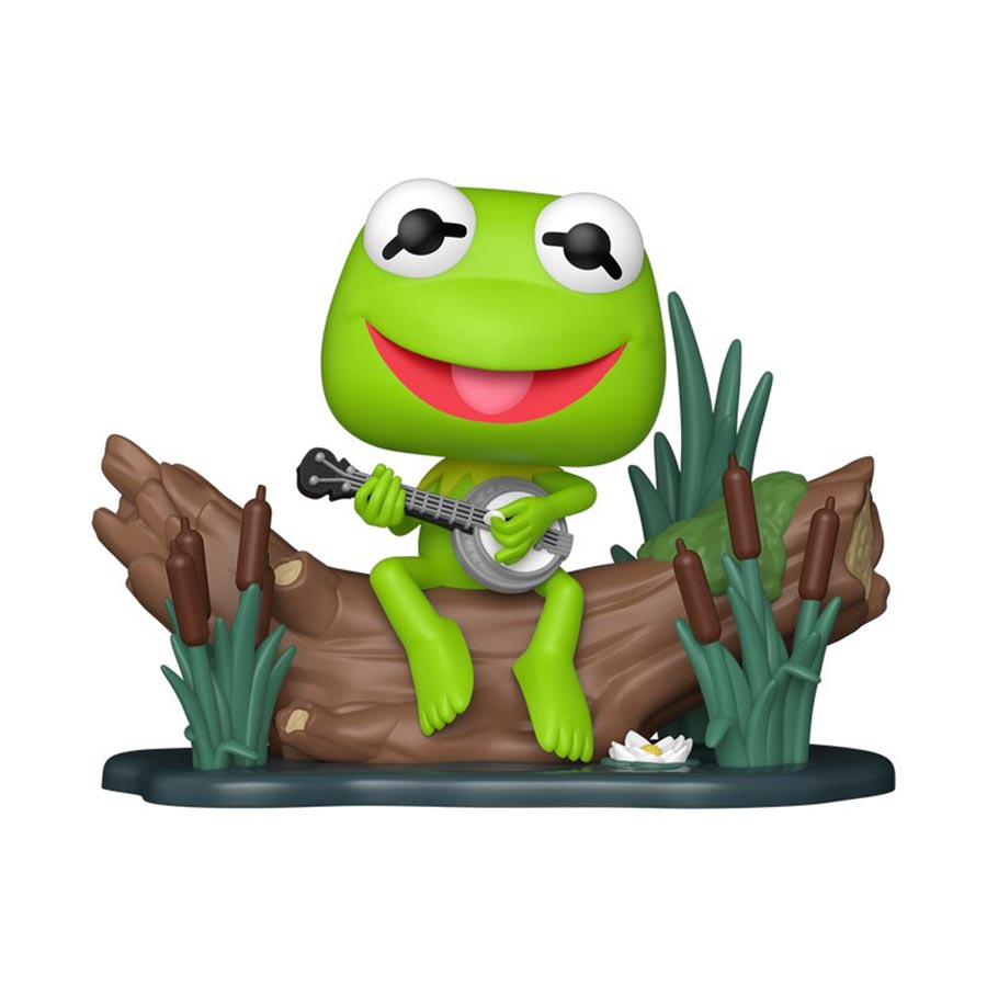 POP Deluxe Muppets Kermit With Banjo Vinyl Figure